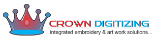 Logo Crown Digitizing